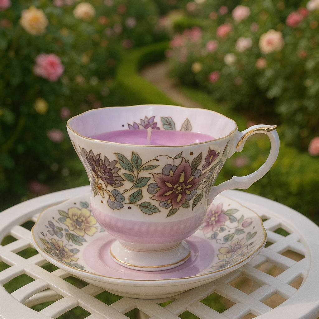 Royal Albert Jacobean Teacup & Saucer (Lemon Pound Cake)