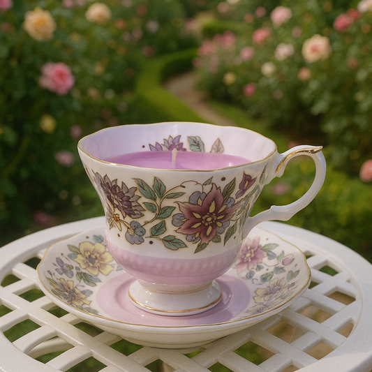 Royal Albert Jacobean Teacup & Saucer (Lemon Pound Cake)