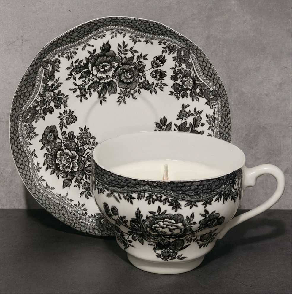 Johnson Bros. Asian Pheasant Teacup & Sauce (Bartlett Pear)